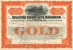 Atlantic Coast Line Railroad Co. - $10,000 Bond